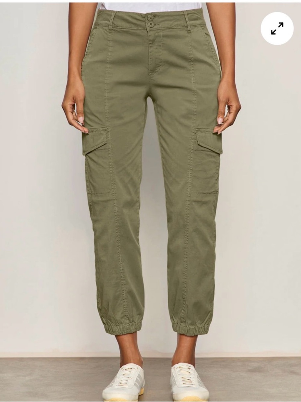 Sanctuary Olive Green SZ 27 Women's Rebel Cargo Ankle trouser